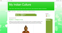 Desktop Screenshot of myindianculture.com